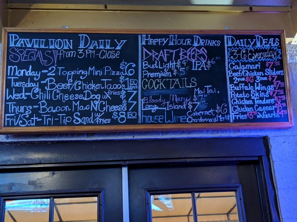 Pavilion Bar & Grill Menu image 4